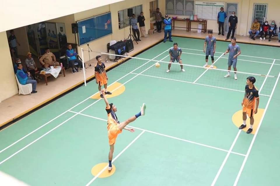 Gelar Ekshibisi Sepak Takraw, Dispora Batam Harapkan PPOPD Untuk Sepak Takraw Terwujud 2022