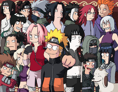 all naruto characters wallpaper. Naruto - Simpson Character