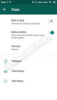 Pengaturan Chat WhatsApp Baru