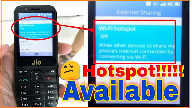 How to Activate Wi-Fi Hotspot in Reliance Jio Phone