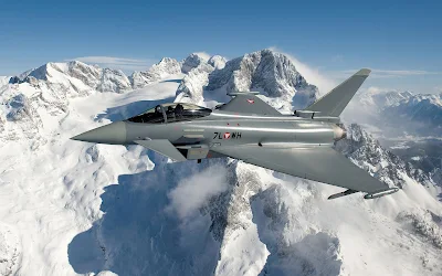 Papel de parede grátis Militar : Jato Eurofighter Typhoon.