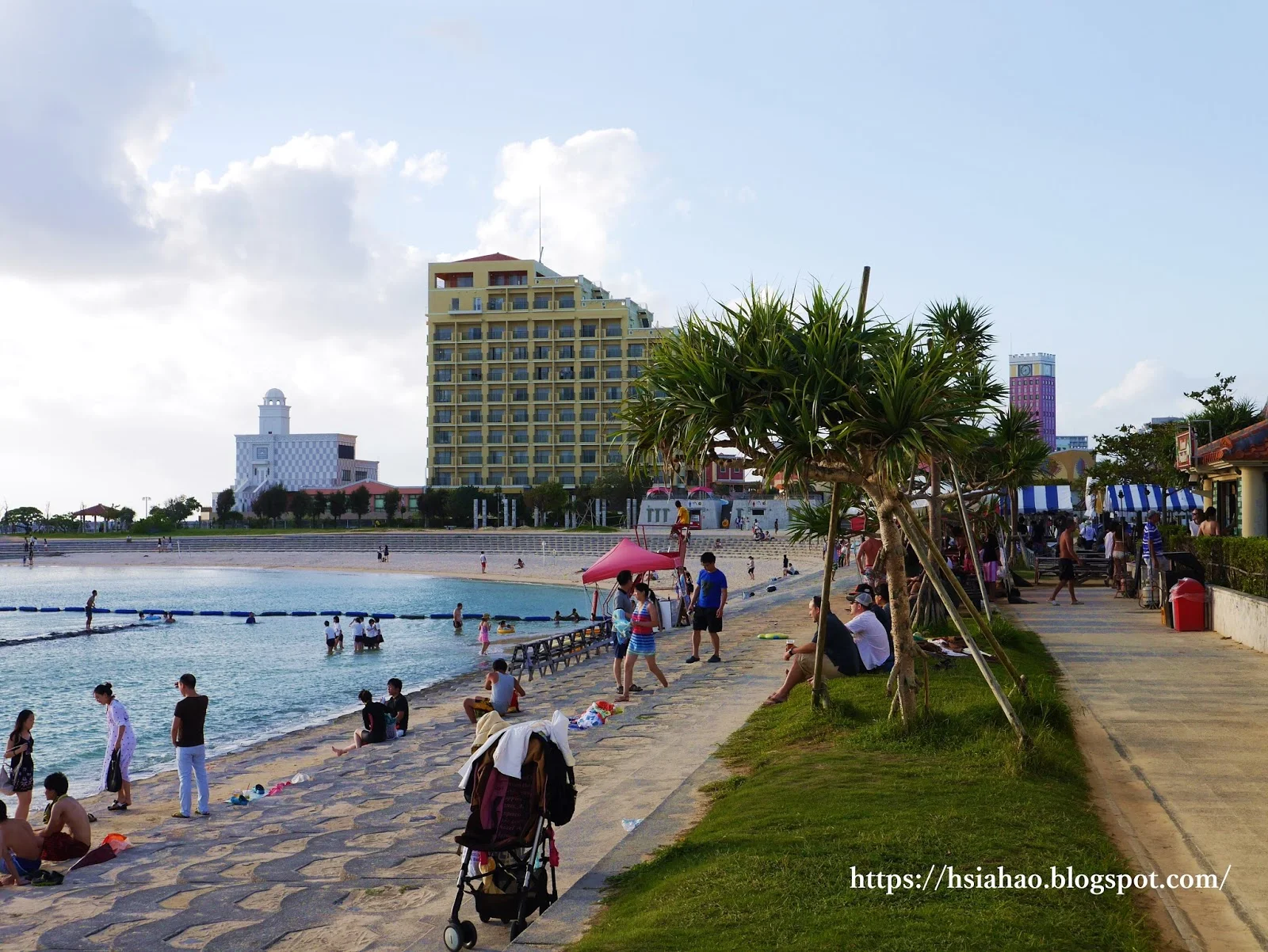 沖繩-美國村景點-推薦-美國村-american-village-北谷公園-日落海灘-自由行-旅遊-Okinawa-sunset-beach