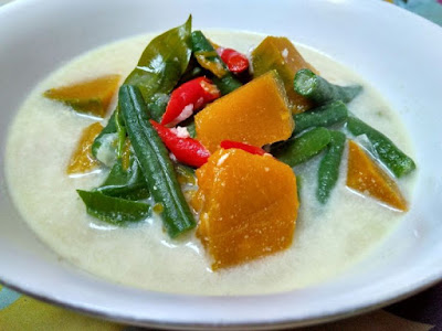 Resep Sayur Lodeh Labu Kuning Santan Putih