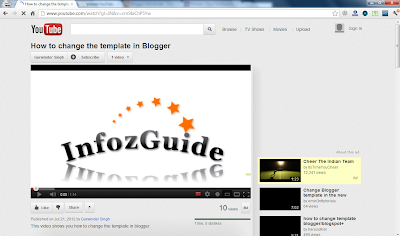 Open Video Target Page in Youtube