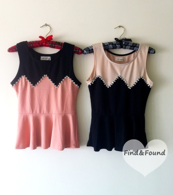 Sparkles Diamond Peplum Top_FindnFound