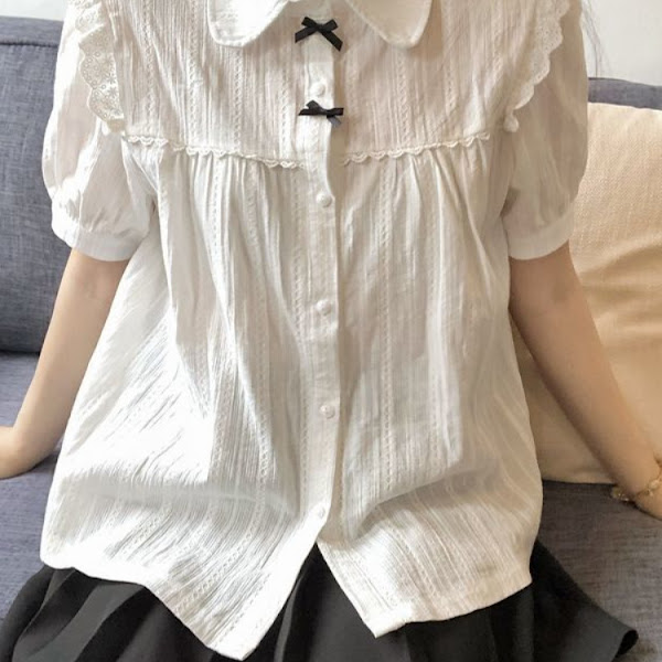 Kawaii White Lolita Lace Blouse Purchase on Amazon & Aliexpress