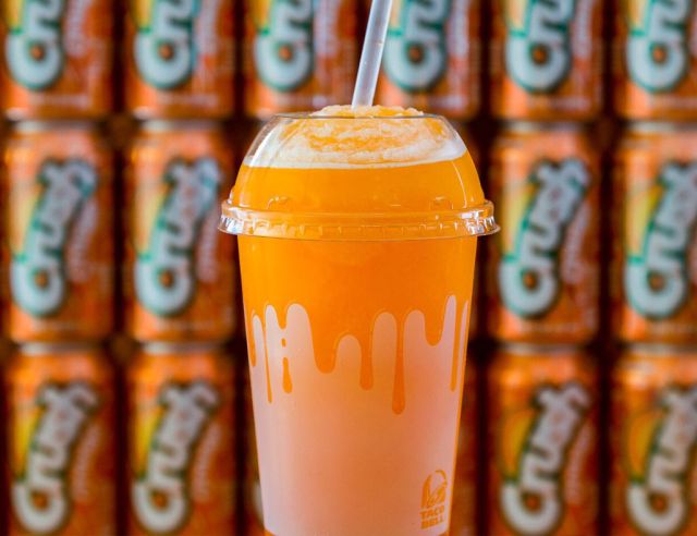 Taco Bell Debuts New Crush Orange Vanilla Float Freeze - 