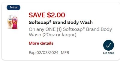 $2.00/1 Softsoap CVS APP MFR Digital Coupon (go to CVS App)