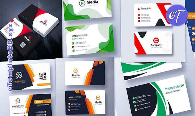 Modern Professional Colorful Business Card Design