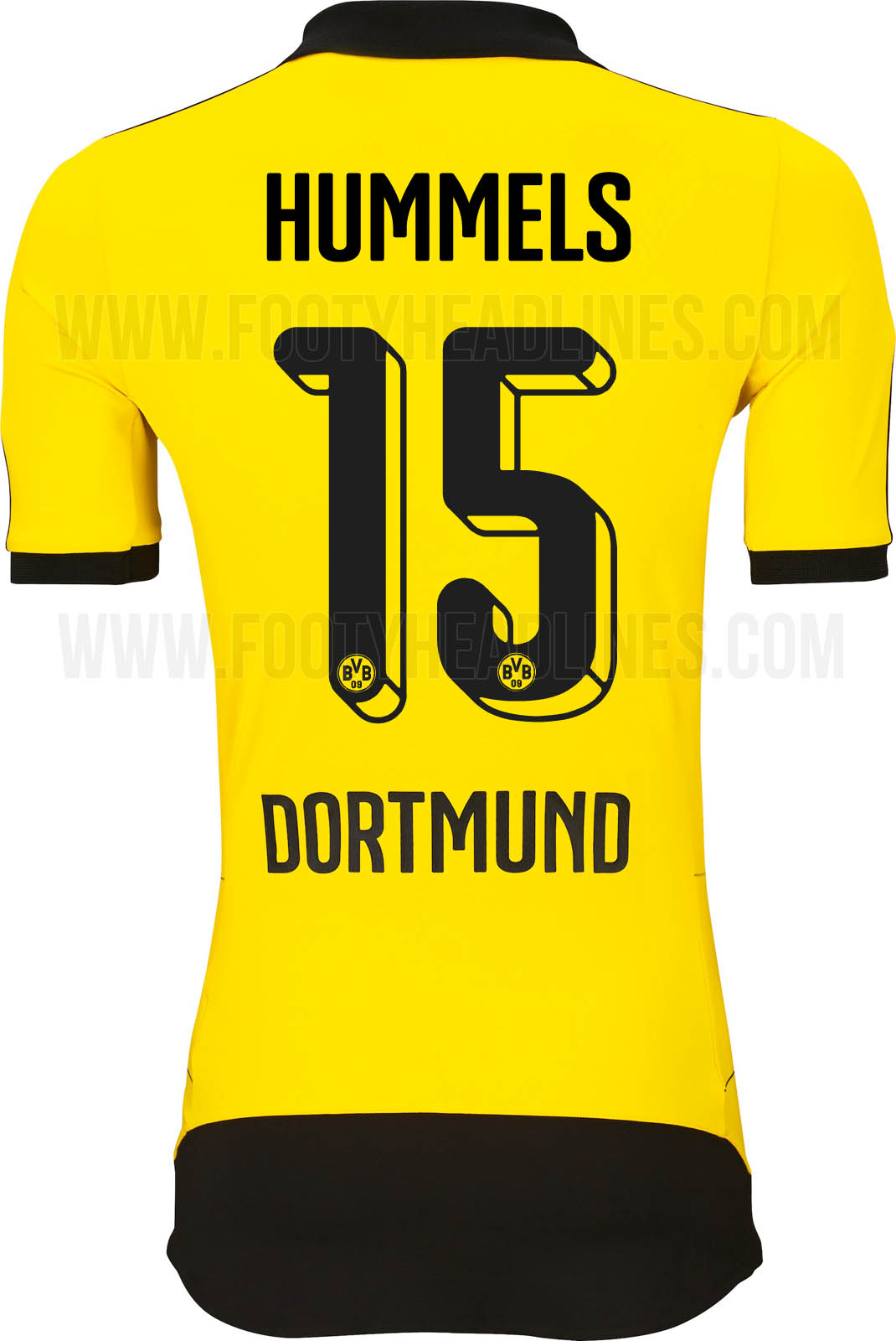 Neue Borussia Dortmund 15-16 Trikot-Schriftart enthüllt ...