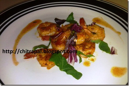 Chitra Pal Baked Tandoori Shrimp