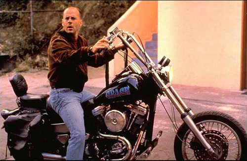 'Pulp Fiction' 1994 Moto HarleyDavidson FXR Super Ator Bruce Willis