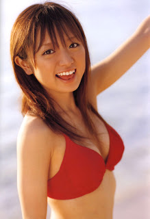 Asami Konno Japanese Cutie Singer Sexy Red Bikini Photo 2