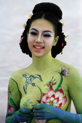 full body painting women