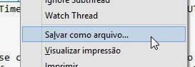 Como baixar emails para o computador