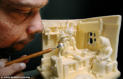 Amazing Art with Butter -  Butter Sculptures