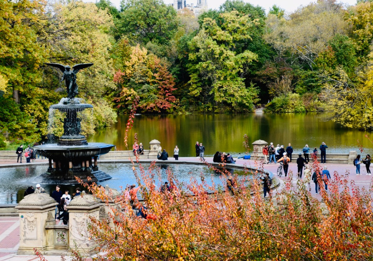 Bethesda Fountain in NYC is considered to be the crown jewel of Central Park | Ms. Toody Goo Shoes #centralpark #bethesdafountain 