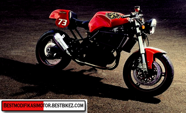 Modifikasi Kawasaki Ninja 250R Cafe Racer title=