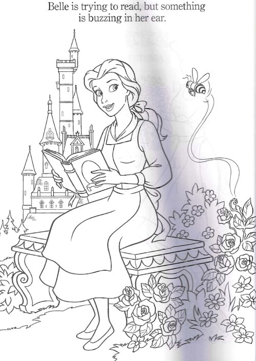 Coloriage Princesse Walt Disney Liberate