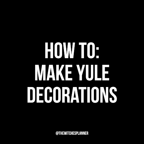 How To: Make Yule Decorations