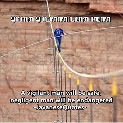 A Vigilant Man Will Be Safe