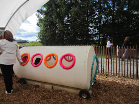 Archibalds Orchards and Estate Winery, re-purposed farm equipment into a playground