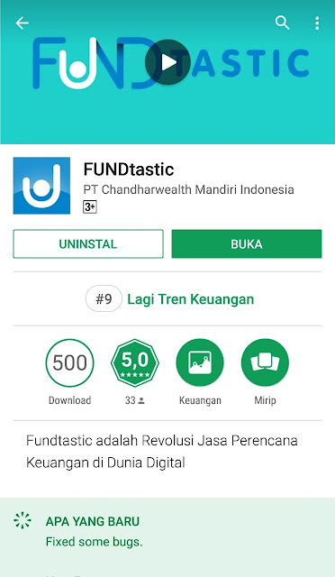 aplikasi android fundtastic analisa laporan keuangan