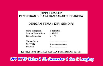 RPP KTSP Kelas 2 SD