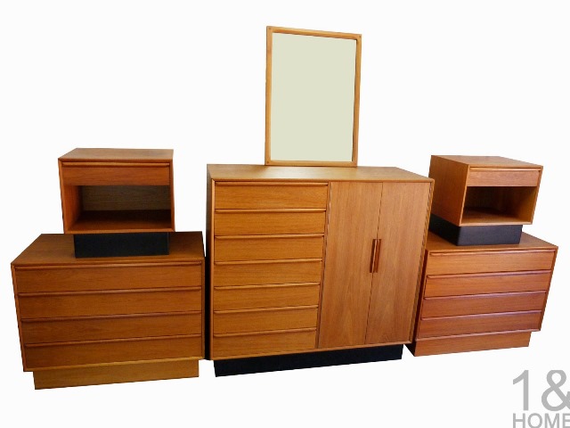 vintage danish modern bedroom furniture