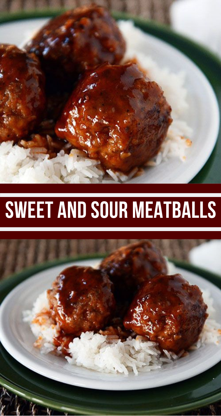 SWEET AND SOUR MEATBALLS #Meals #Dinner