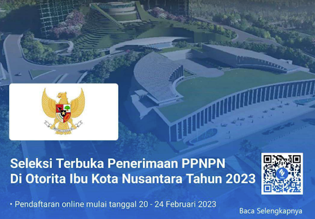 Seleksi Terbuka Penerimaan PPNPN di Otorita Ibu Kota Nusantara (IKN) Tahun 2023