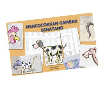 Klab Buku Indonesia Mencocokkan Gambar  Binatang Darat