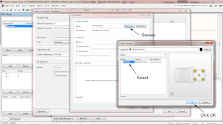 attaching footprint information to schematic symbol