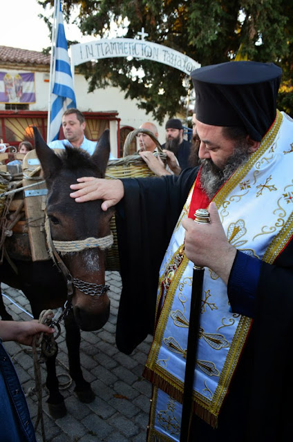 Η μεταφορά του αγίου λειψάνου της Αγίας Νεομάρτυρος Ακυλίνης ή Αγγελινής της Ζαγκλιβερινής, από τον τόπο ενταφιασμού της στον τόπο μαρτυρίου της 249 μετά.