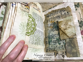 Nigezza Creates My First Junk Journal: Finishing Off Pages #1