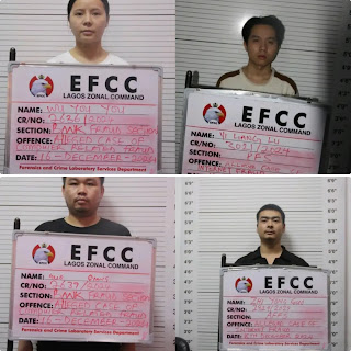 Chinese nationals jailed in Lagos for cyberterrorism and internet fraud