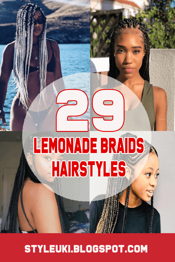 29 Latest Cornrows Lemonade Braid Hairstyles Ponytails You will love