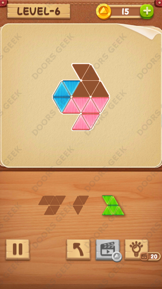 Block Puzzle Jigsaw Rookie Level 6 , Cheats, Walkthrough for Android, iPhone, iPad and iPod