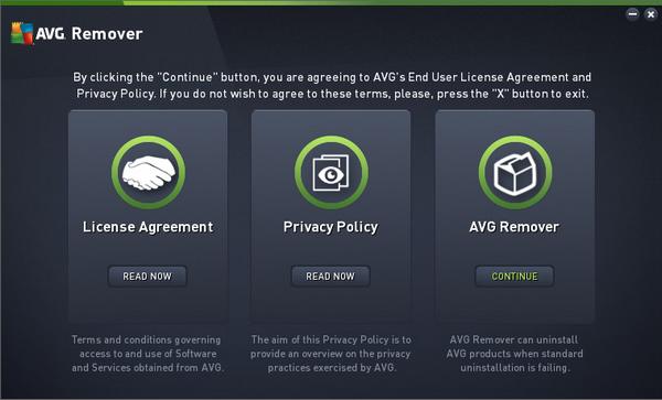برنامج AVG Remover