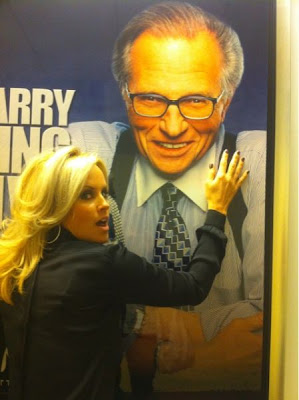JENNY McCARTHY AND LARRY KING FUNNY PICTURE