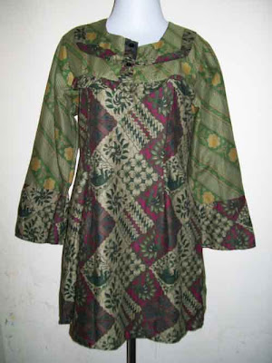 Batik Blues Muslim Batik Solo Indonesia