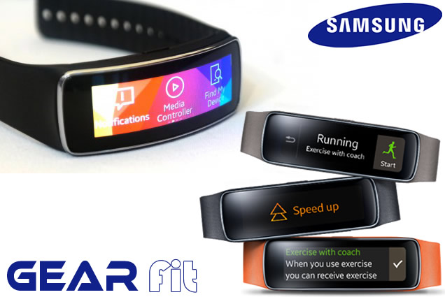 Samsung Gear Fit price and Wrist Fitness Bands features