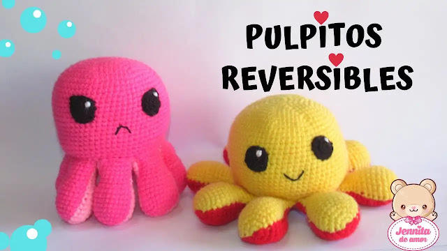 Pulpitos Reversibles a Crochet