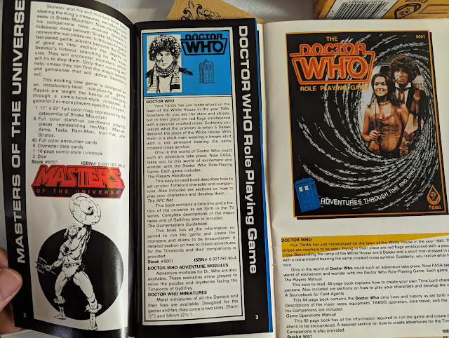 Doctor Who RPG (FASA, 1985): Roleplay Among the Classic Time Lords –  Wayne's Books