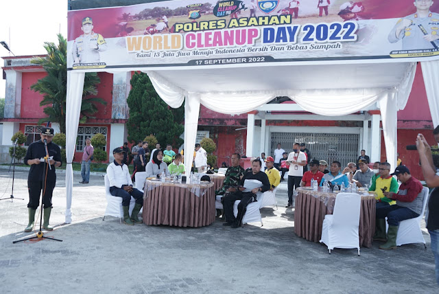 Peringati World Cleanup Day 2022, Bupati dan Forkopimda Kabupaten Asahan Gelar Gotong Royong