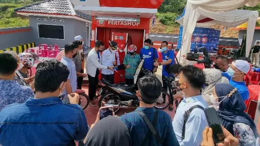 Pertamina Resmikan Pertashop Ke-100 di Sumbar.