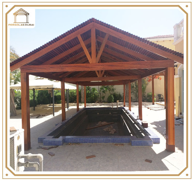 Swimming Pool Pergola Project at Jumeirah