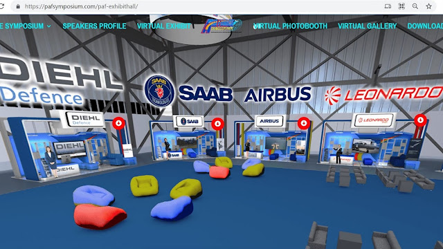 Screenshot of the 2021 PAF Symposium Virtual Exhibit