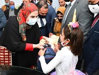 وزيرة التضامن ومحافظ بني سويف يفتتحان دار الأيدي الأمينة لرعاية الفتيات بلا مأوي