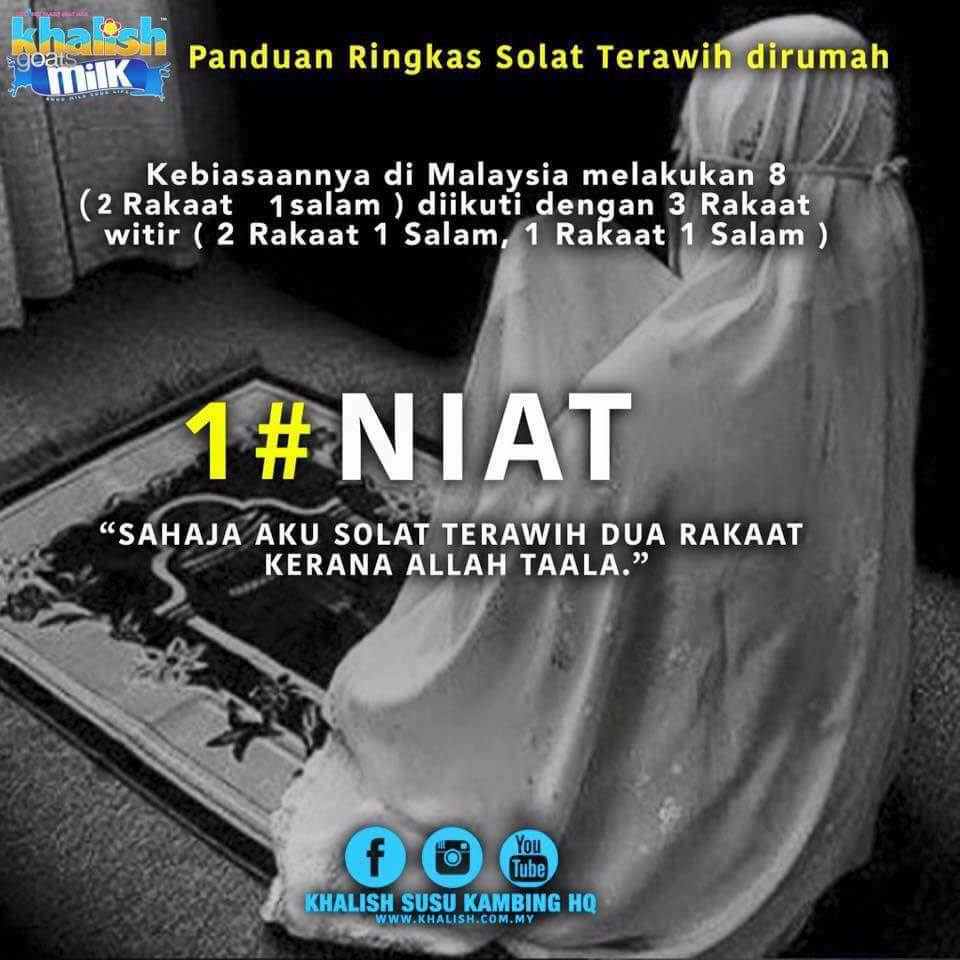 tatacara solat terawih